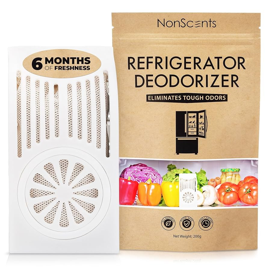 NonScents Refrigerator Deodorizer – Odor Eliminator for Fridge & Freezer – Outshines Baking S... | Amazon (US)