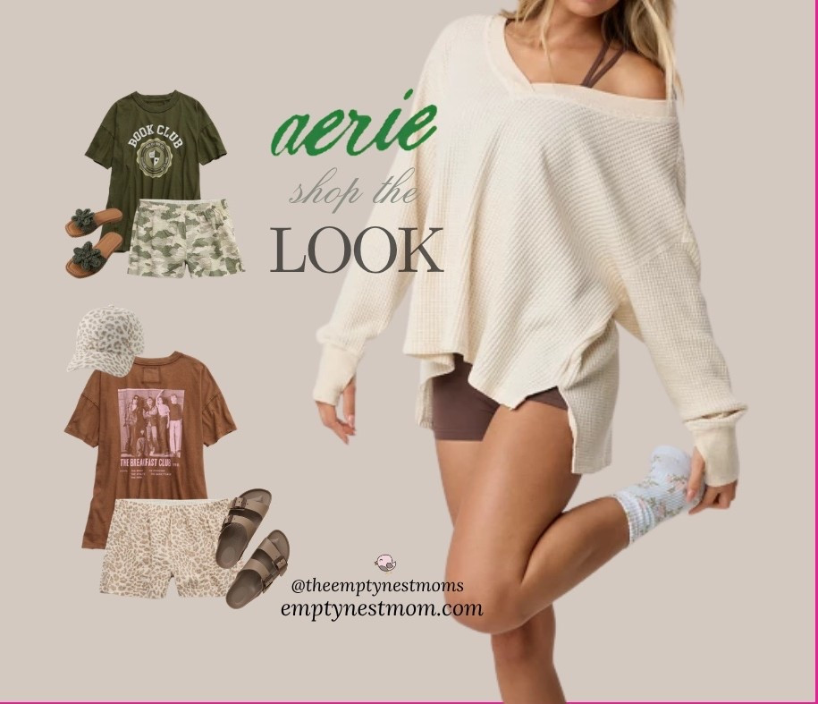 51? Yep. ❤️

And yes… you’ll still find me shopping at Aerie. 😂

One of my favorite things about this season of life is finally wearing what makes me happy instead of worrying about what anyone else thinks.

Comfy shorts? Yep.
Oversized sweaters? Absolutely.
Graphic tees? Every chance I get.

Life’s too short to stop wearing clothes that make you smile.

Everything is linked ⬇️

#LTKdayinmylife #LTKmomlife #LTKActive