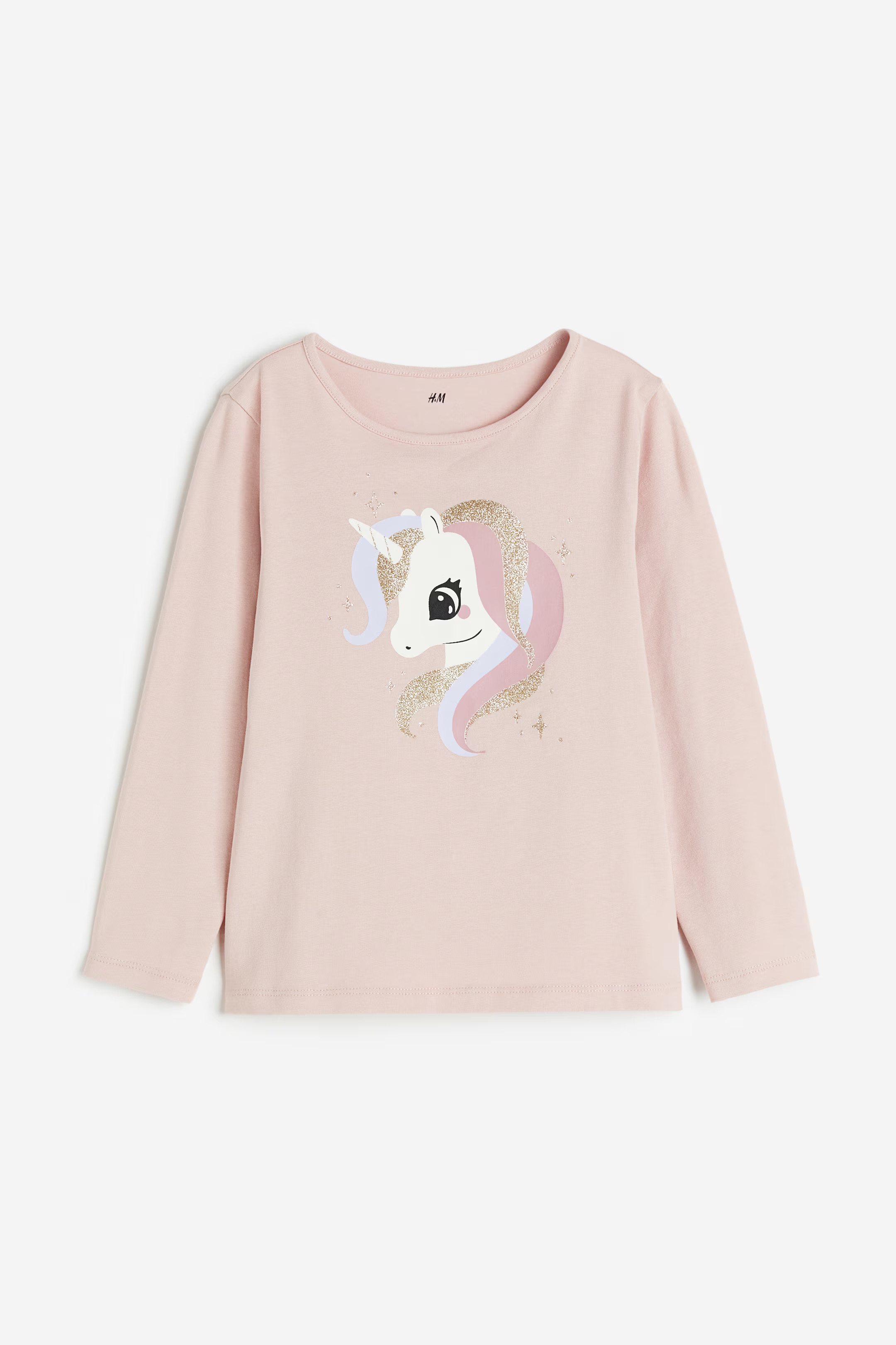 Zoe Shirt - Dusty pink/unicorn - Kids | H&M CA | H&M (US + CA)