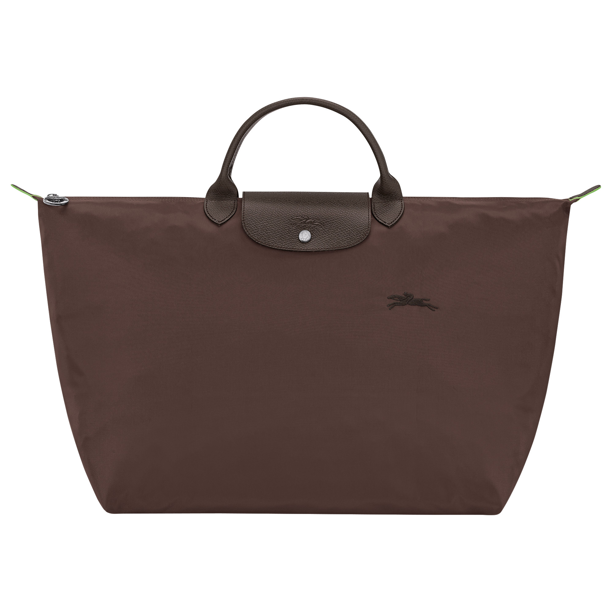 Le Pliage Green L Travel bag Mocha - Recycled canvas | Longchamp US | Longchamp
