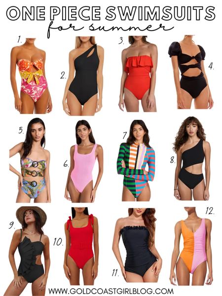 12 One Piece Swimsuits 

#LTKSeasonal #LTKstyletip #LTKunder50