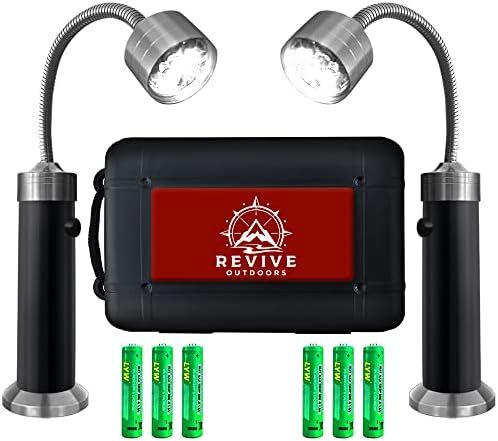 Revive Outdoors Grill Lights for BBQ with Bright LED Lights, Magnetic Base, and Flexible Gooseneck - | Amazon (US)