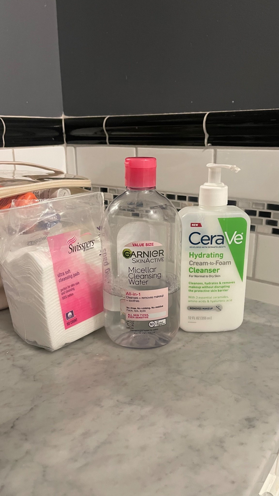 Double cleanse before any step in skin cycling

#LTKBeauty