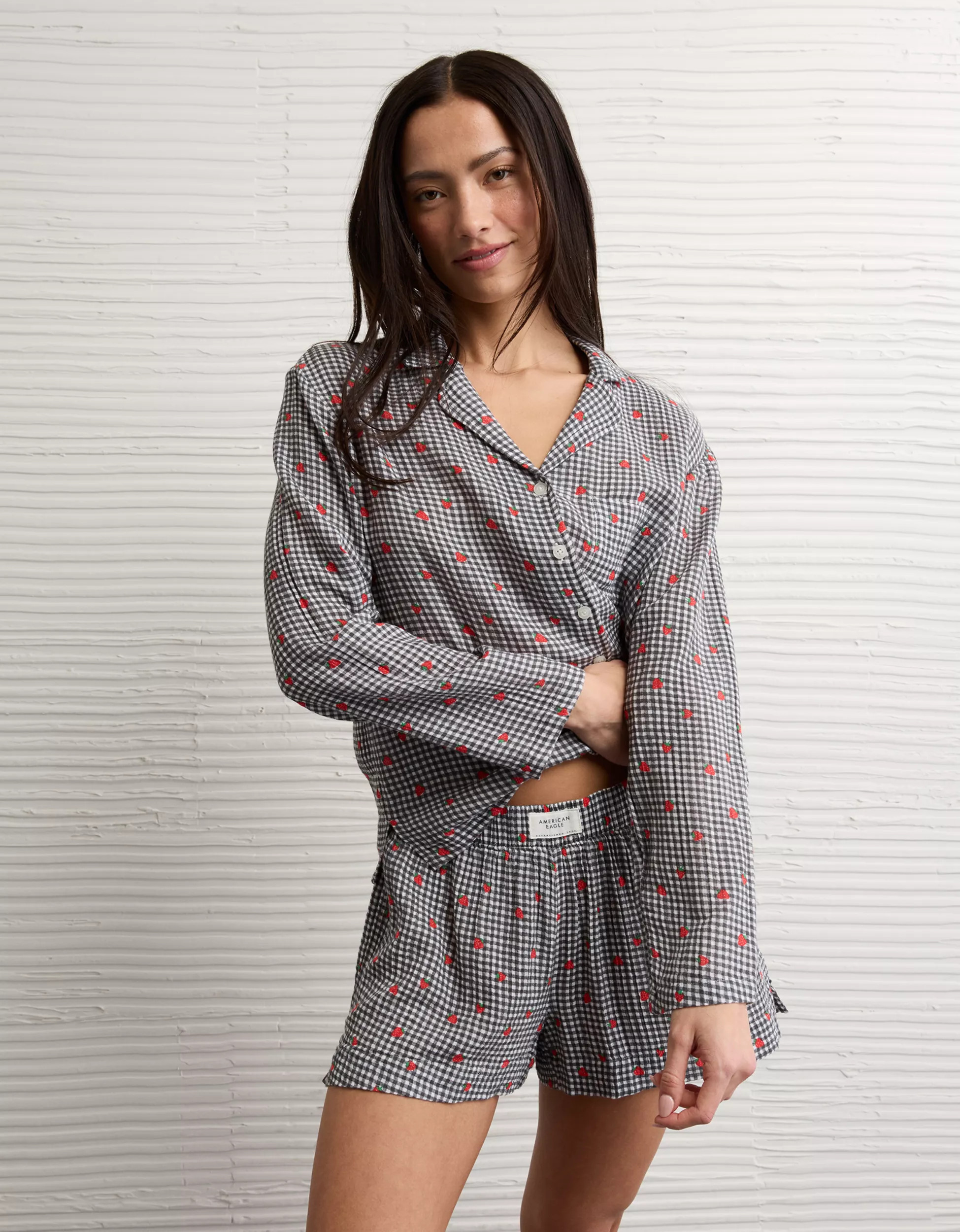 AE Cotton Gauze PJ Set | American Eagle Outfitters (US & CA)