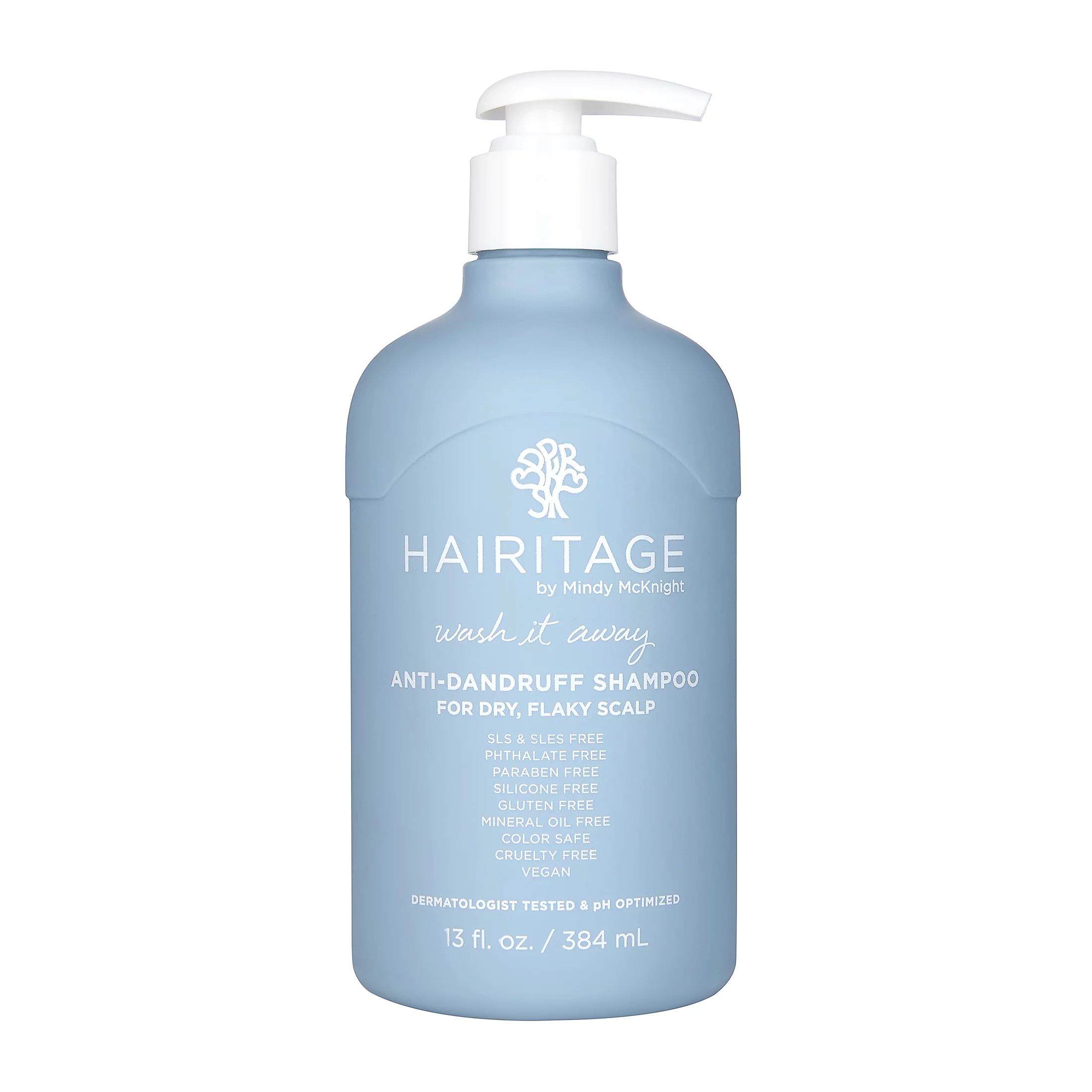 Hairitage Wash It Away Anti-Dandruff Shampoo | Dandruff Treatment for Dry, Flaky Scalp, 13 fl oz | Walmart (US)