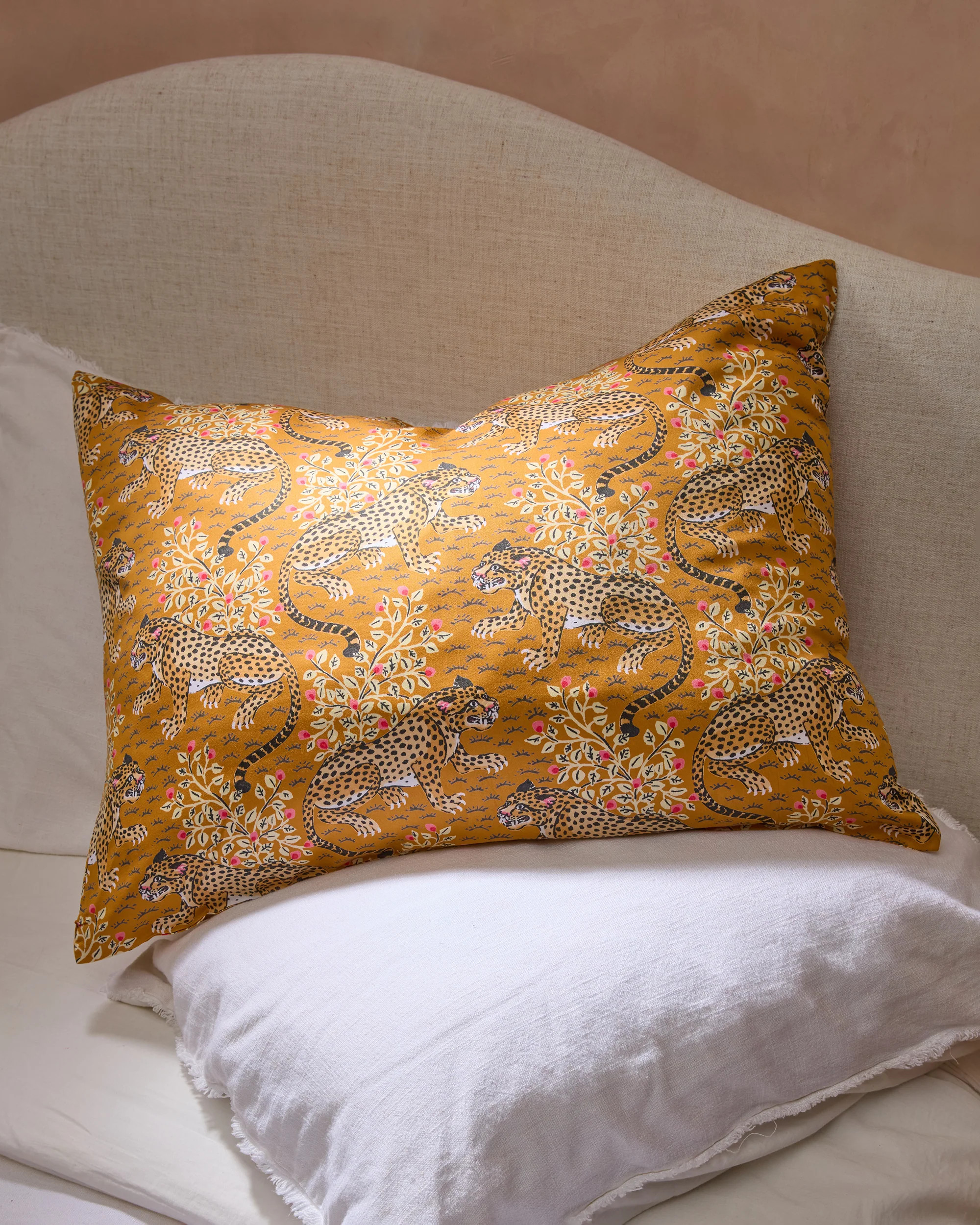 Bagheera - Satin Pillowcase - Tobacco | Printfresh