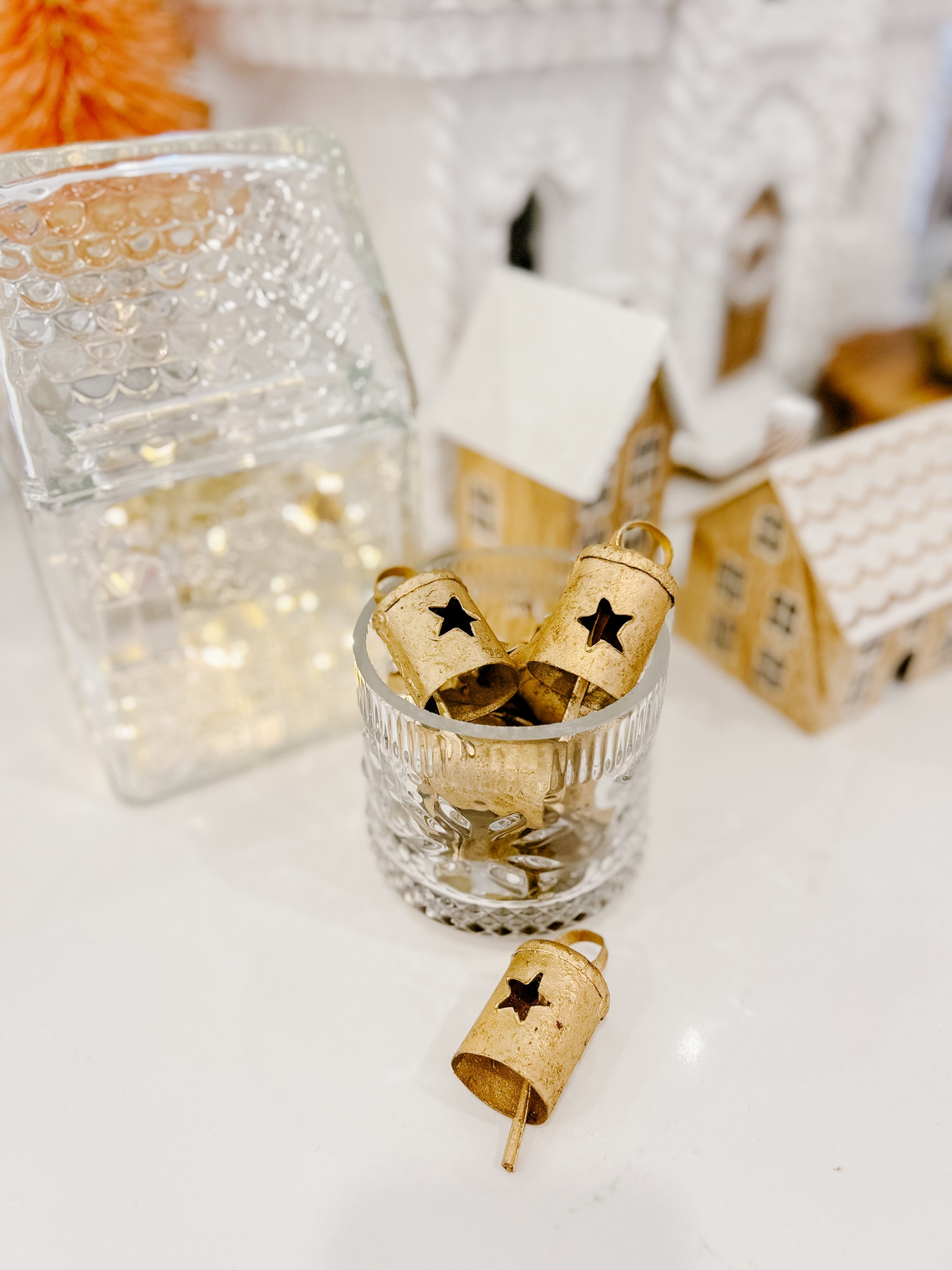 Tiny vintage style tin bells. You can hang as ornaments, on a garland or tie them with string to little bows, or gift wrapping. The options are endless 🔔😍 

#LTKSeasonal #LTKHoliday #LTKhome