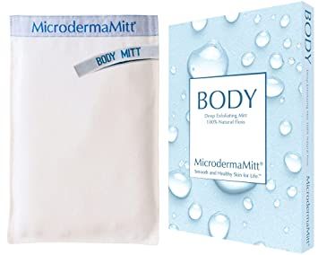 MicrodermaMitt - Deep Exfoliating Glove for Soft Skin - Dead Skin Body Scrubber Treatment Mitt, L... | Amazon (US)
