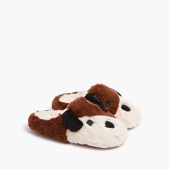 Kids' dog slippers | J.Crew Factory