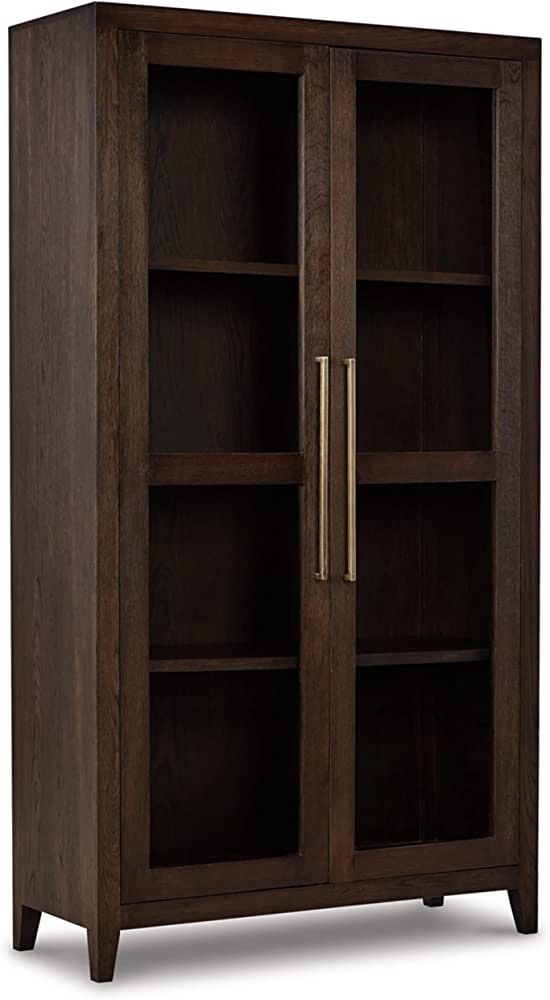 Signature Design by Ashley Balintmore Accent Cabinet, 42"W x 16"D x 74"H, Dark Brown | Amazon (US)