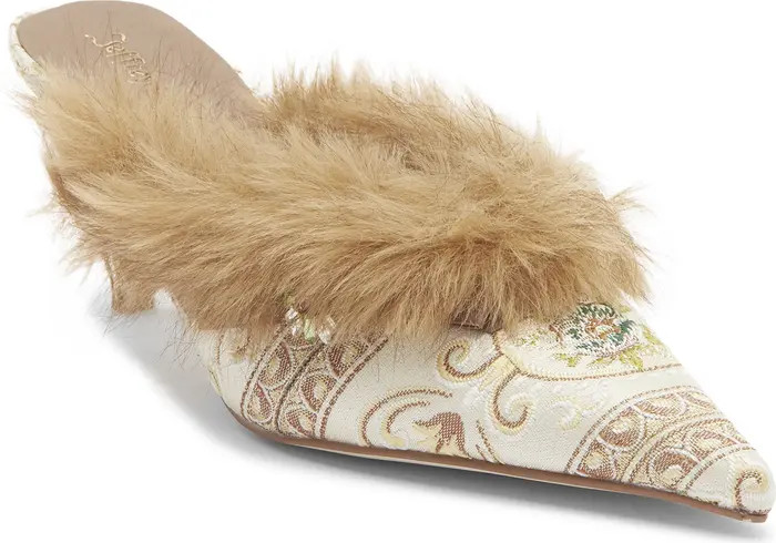 Jeffrey Campbell Rocaille Faux Fur Mule (Women) | Nordstromrack | Nordstrom Rack