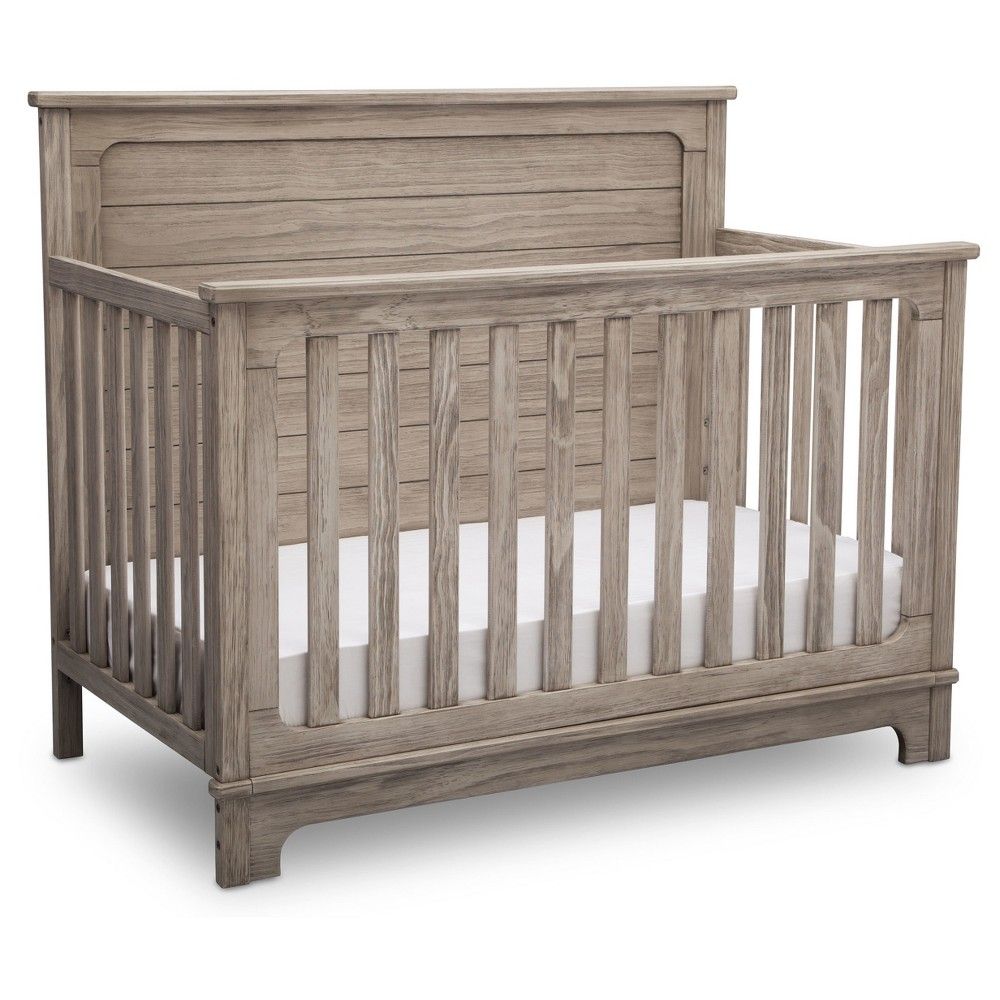 Simmons Kids Slumbertime Monterey 4-in-1 Convertible Crib - Rustic White | Target