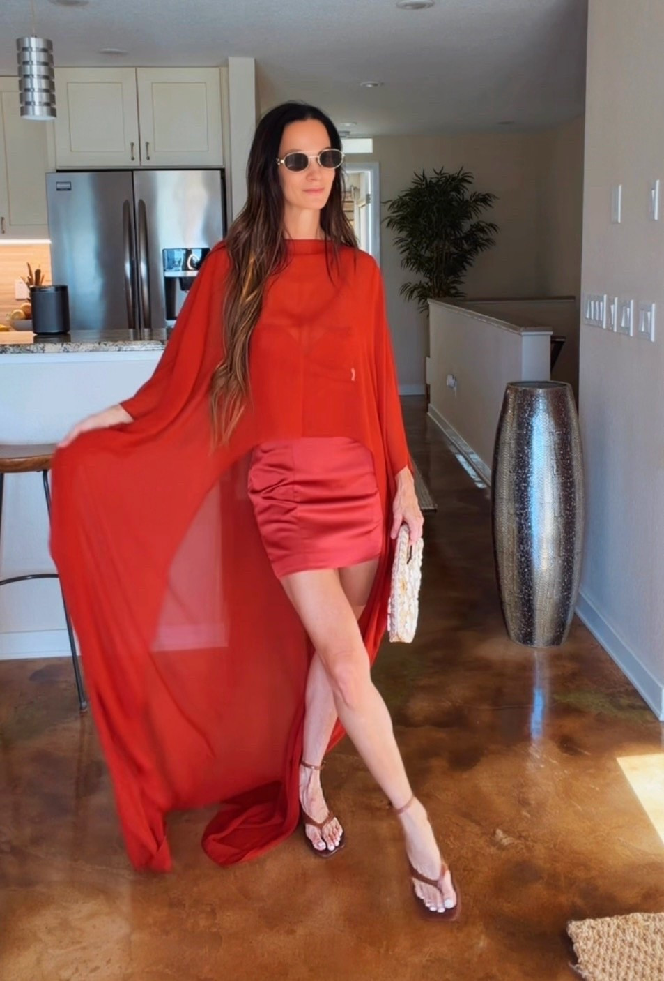 Apparently I’m in my red era ❤️‍🔥

This 2-piece dress is giving drama in the BEST way. I could’ve dressed her up…but obviously I took her on a tropical vacation instead. 🌴🍹

Chloé jelly heels + the cutest fish bag and we’re OUT. ✈️

Wearing XS

#VacationStyle #ResortWear #RedDress #SummerStyle #OOTD

#LTKdayinmylife #LTKgrwm #LTKootd