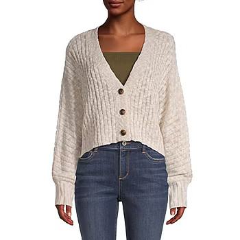 Arizona Juniors Womens Long Sleeve Cardigan | JCPenney