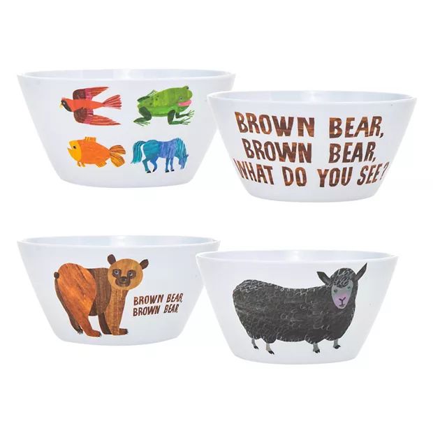 Godinger Silver World of Eric Carle "Brown Bear, Brown Bear, What Do You See?" 4-pc. Melamine Cer... | Kohl's