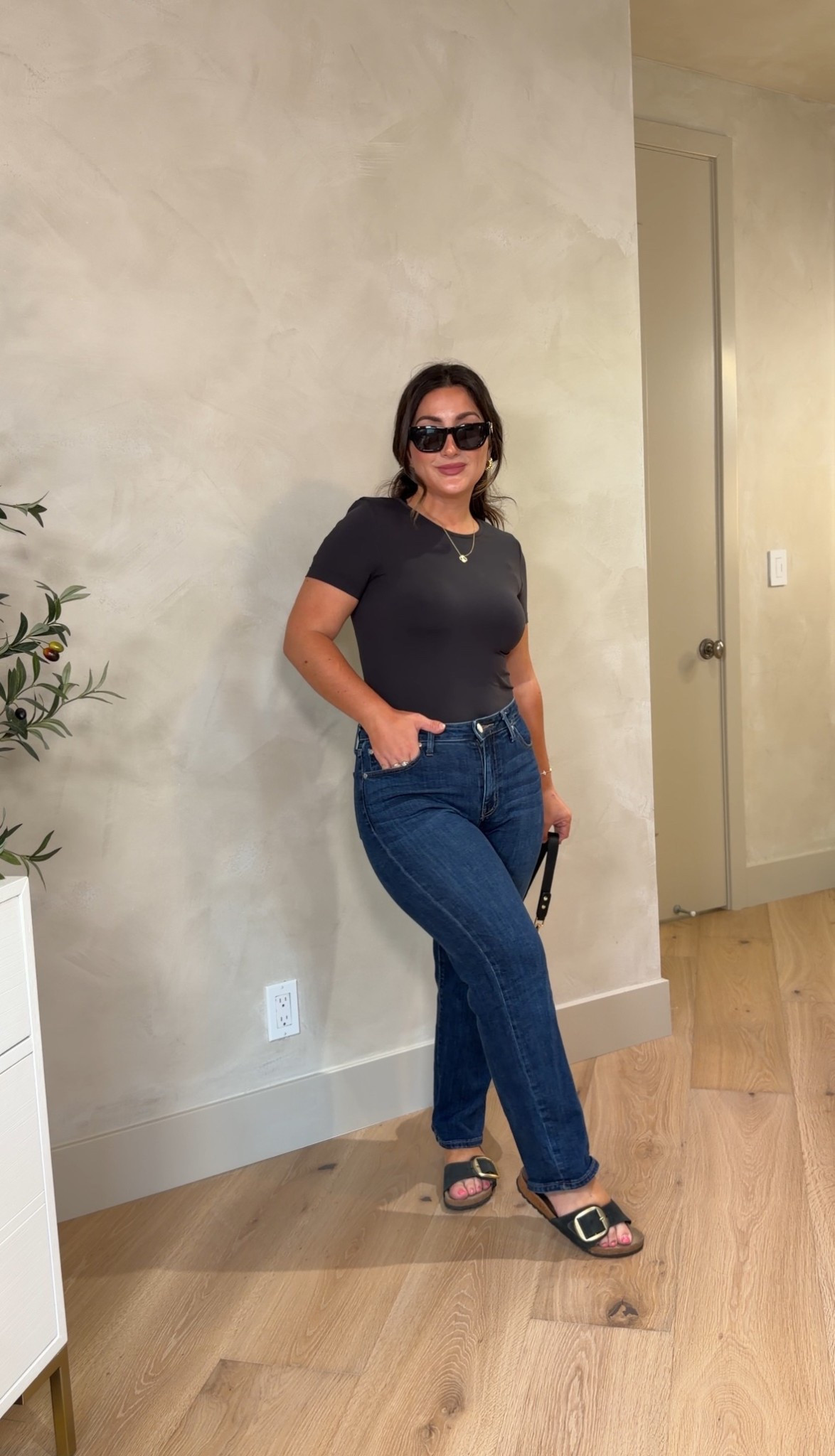 Petite friendly OOTD! 
Sizing info: 
5ft 140lbs and pear shaped
- Black top size small
- Denim size 28 with 26 inseam

#LTKSaleAlert #LTKPetite #LTKootd