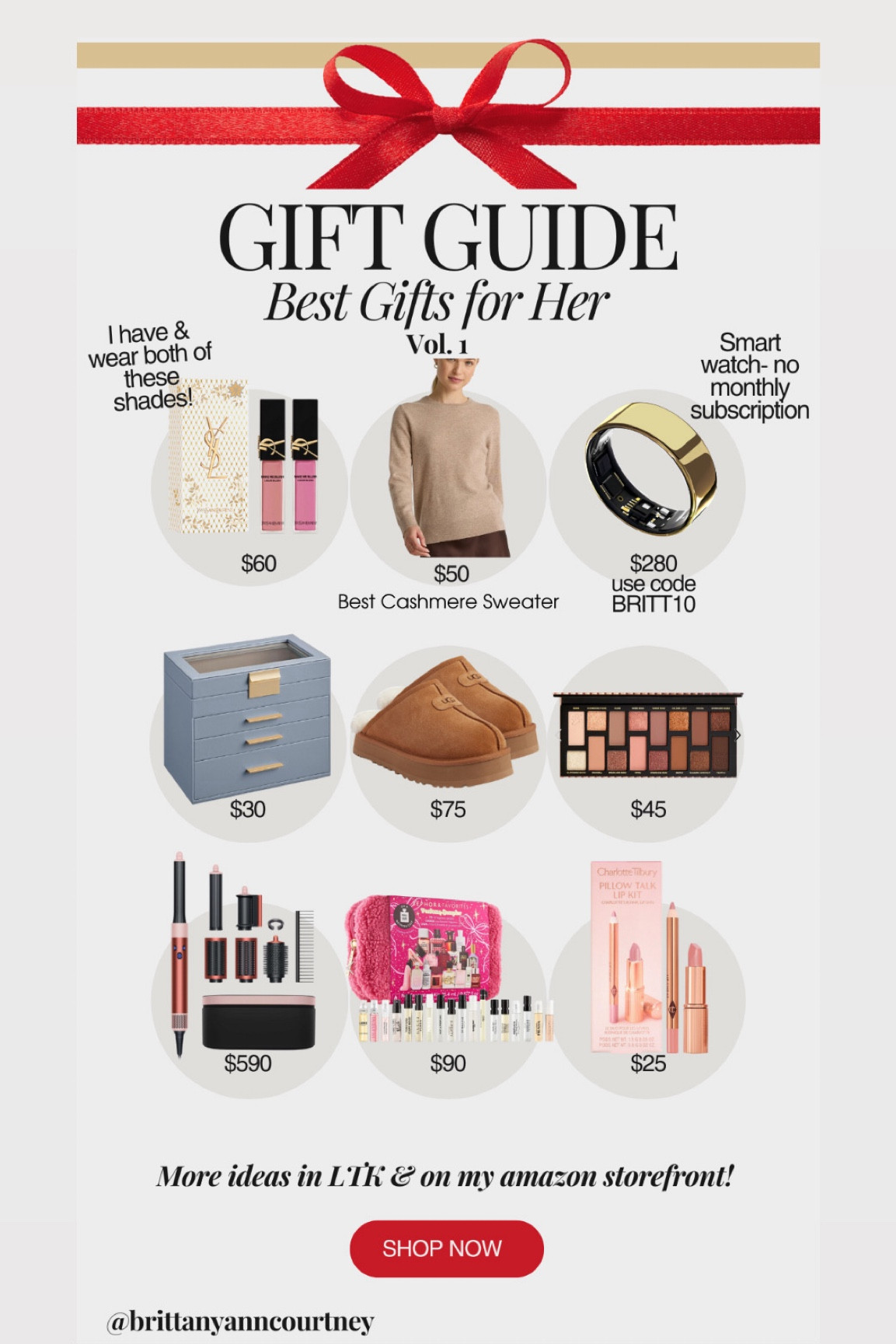 Best gifts for her! 🎀🎁♥️

#LTKSeasonal #LTKGiftGuide #LTKHoliday