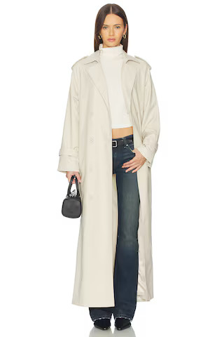 LIONESS x REVOLVE Trencherous Coat in True Beige from Revolve.com | Revolve Clothing (Global)
