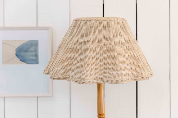 Rattan Star Lampshade/Wicker Pendant (Large) | Etsy (CAD)