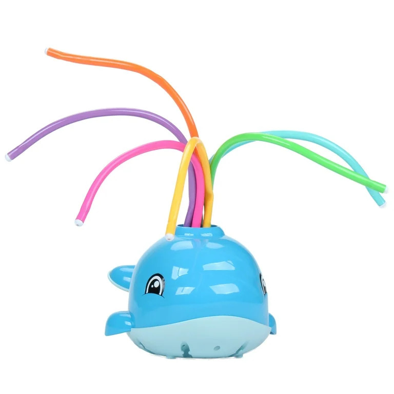 Play Day Whale Sprinkler with 6 Colorful Spraying Tubes | Walmart (US)