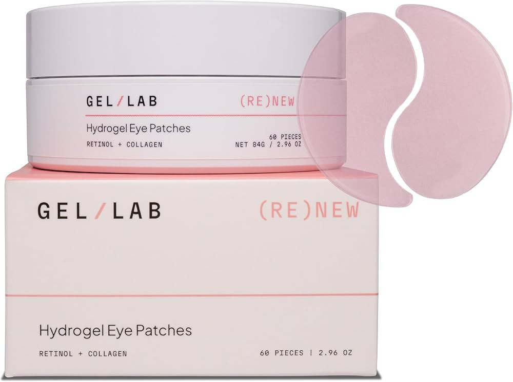 RENEW Under Eye Gel Patch - Korean Hydrating Eye Mask - Retinol & Collagen- Reduces Fine Lines an... | Amazon (US)