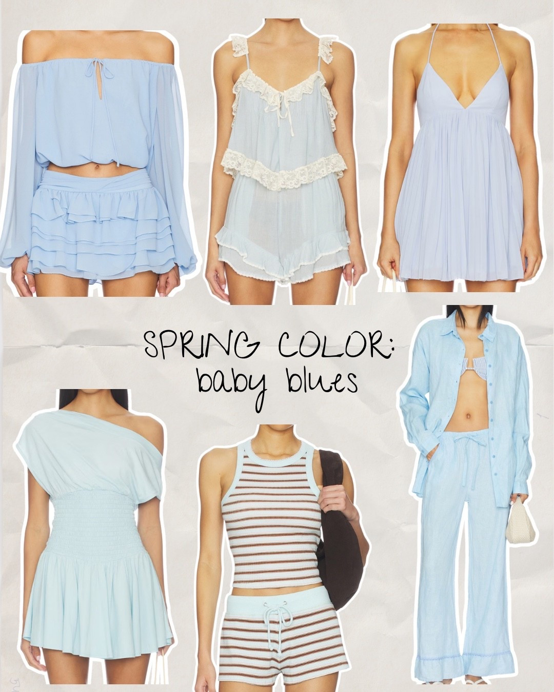 Revolve & Amazon blue hue faces for Spring 🩵🩵🩵 

#LTKSpringSale #LTKootd #LTKSeasonal