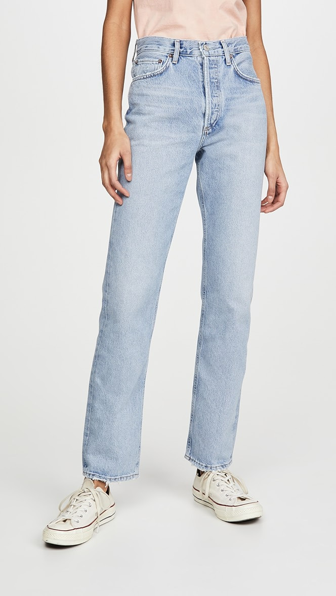 AGOLDE Lana Mid Rise Vintage Straight Jeans | SHOPBOP | Shopbop