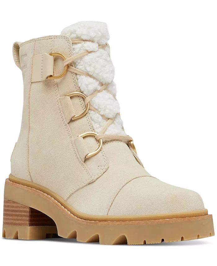 Women's Joan Now Lace-Up Cozy Boots | Macy's