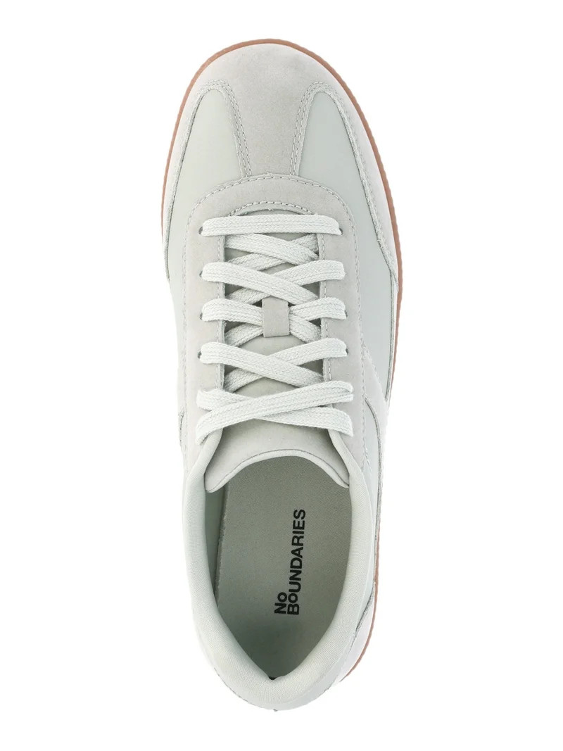 No Boundaries Women's Lace Up Sport Sneakers, Wide Width Available | Walmart (US)