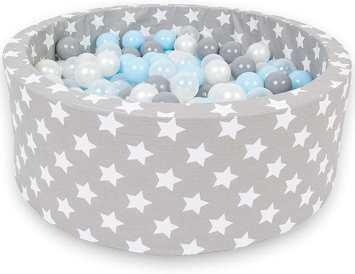 Delsit Kids Foam Ball Pit - Indoor Play Ball Pool for Toddlers and Babies; Includes 200 Balls, Eu... | Amazon (US)