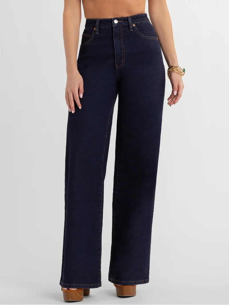 Jessica Simpson Women's Freesia Wide Leg Jean, Sizes 2-16 | Walmart (US)