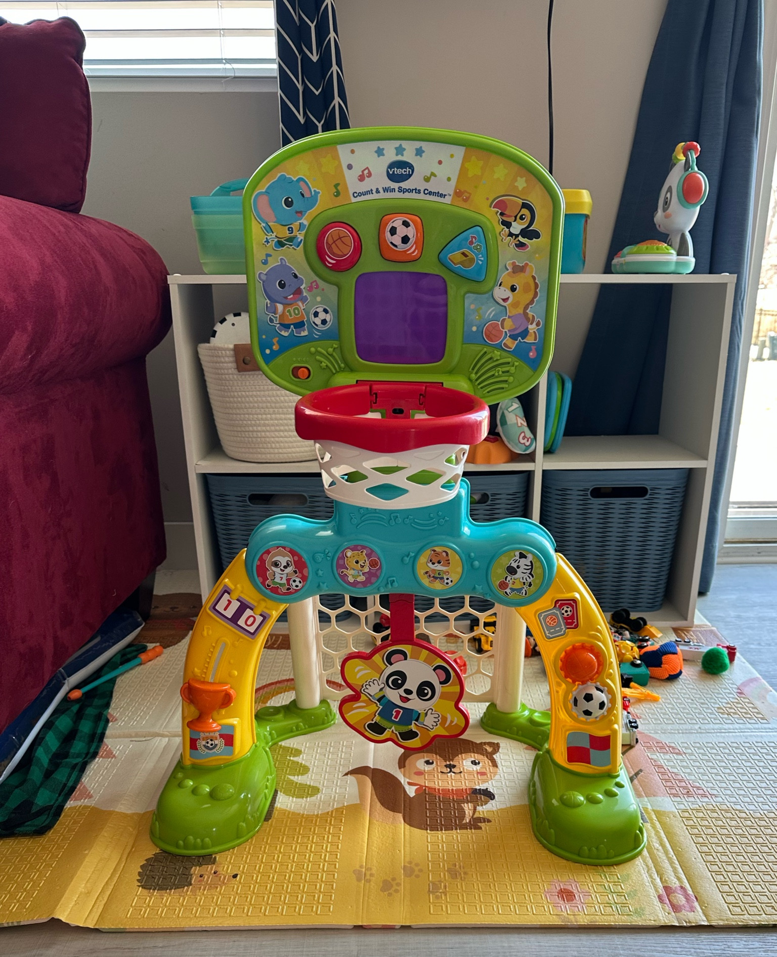 This VTech count and win sports center is great for babies who are learning to stand and walk so they can play the same sports as older toddlers. They can interact independently or with someone else while having fun! 

#LTKBaby #LTKHome #LTKActive