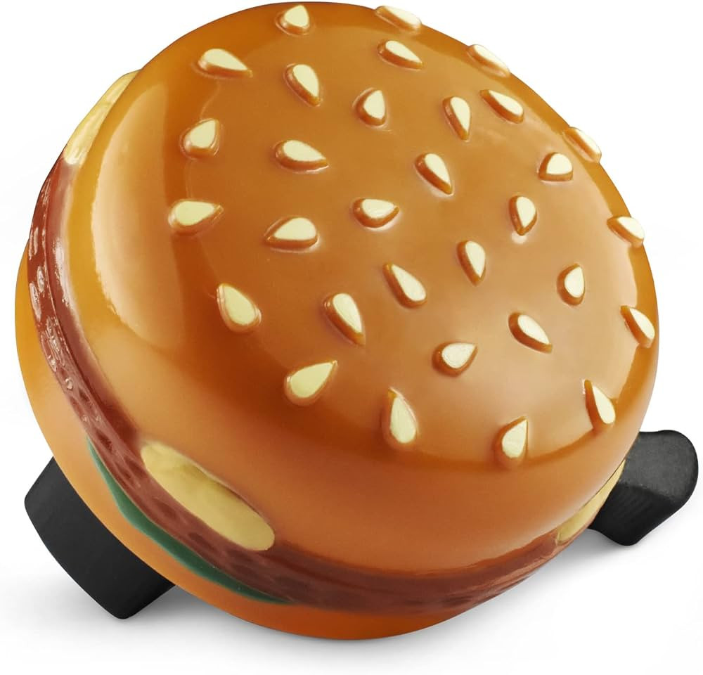 MARQUE Hamburger Bike Bell – Bicycle Bell for Most Bikes, Also Fit Balance Bike and Scooter, Mu... | Amazon (US)