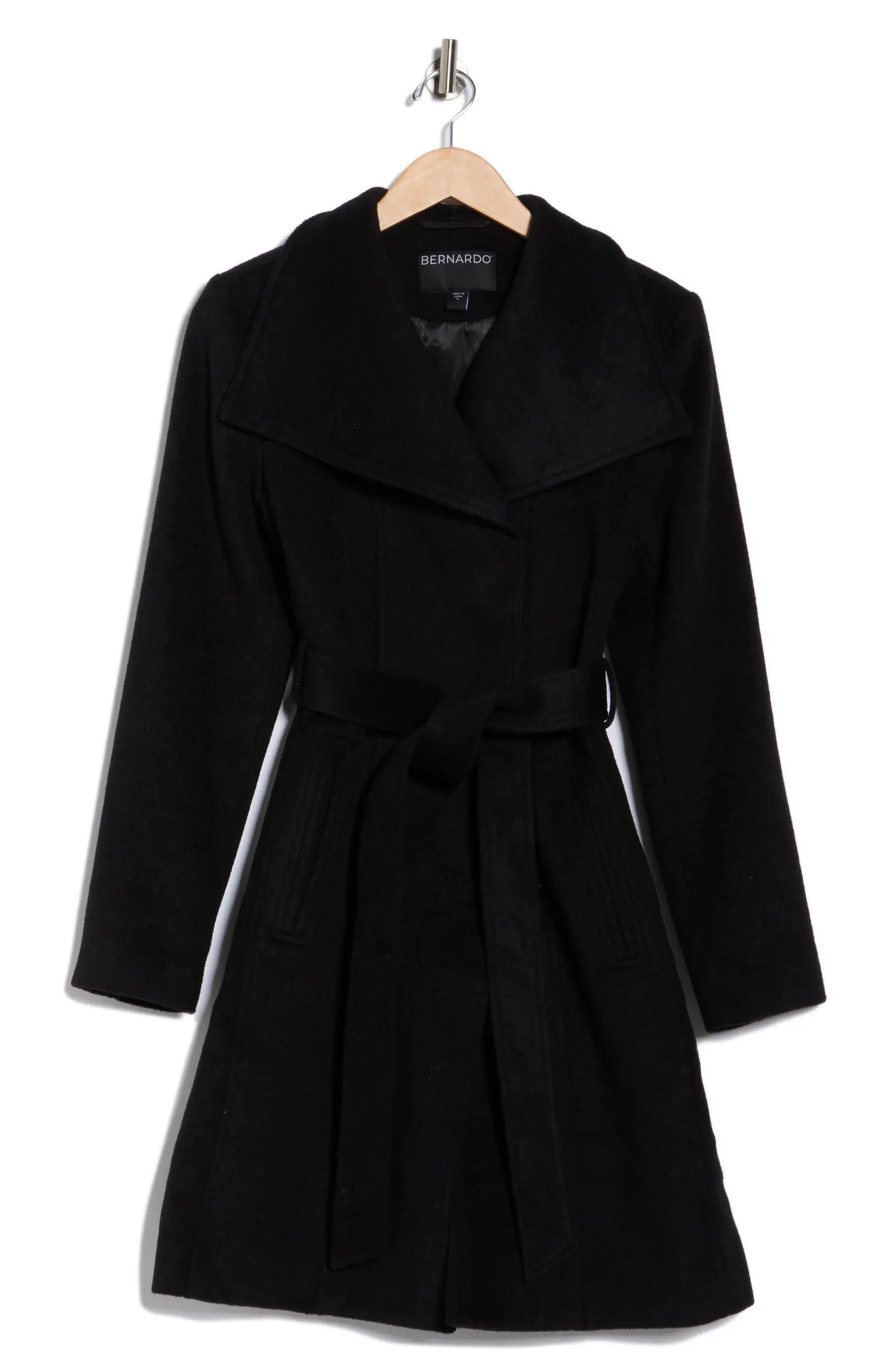 Bernardo Wool Blend Wrap Coat | Nordstromrack | Nordstrom Rack
