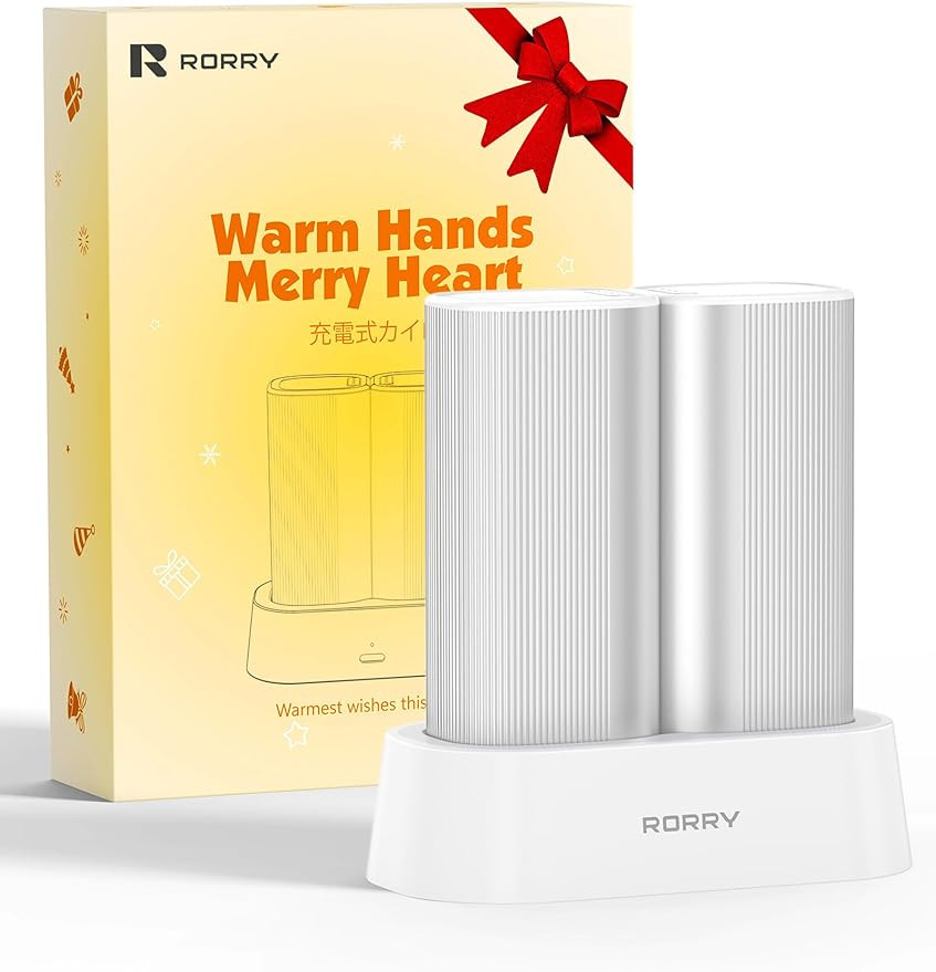 RORRY Hand Warmers Rechargeable 2 Pack, 10000mAh 360° Heating Magnetic Electric Hand Warmer, 24H... | Amazon (US)