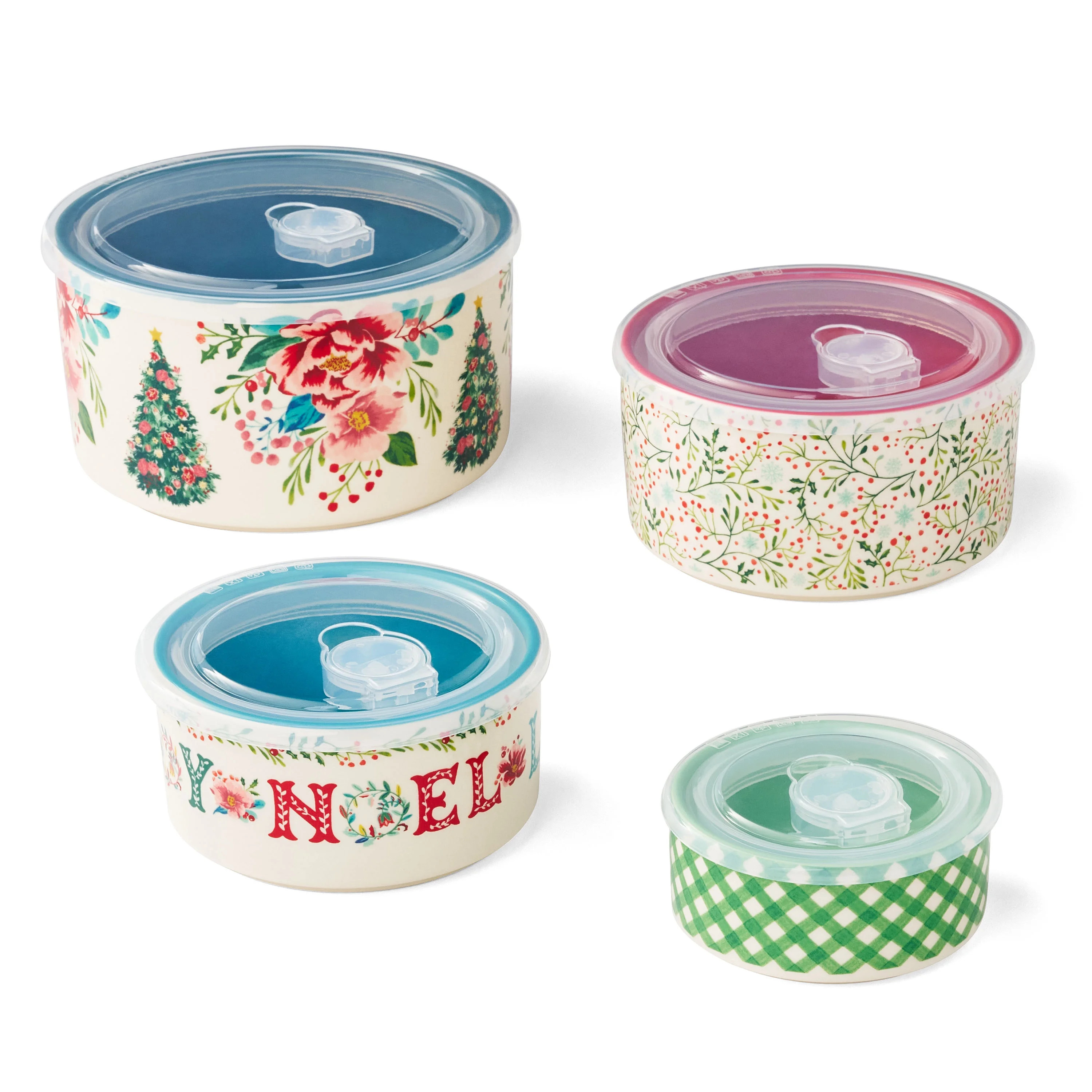 The Pioneer Woman Merry Meadow 8-Piece Ceramic Bake & Store Set | Walmart (US)