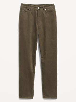 High-Waisted OG Straight Corduroy Ankle Pants | Old Navy (US)