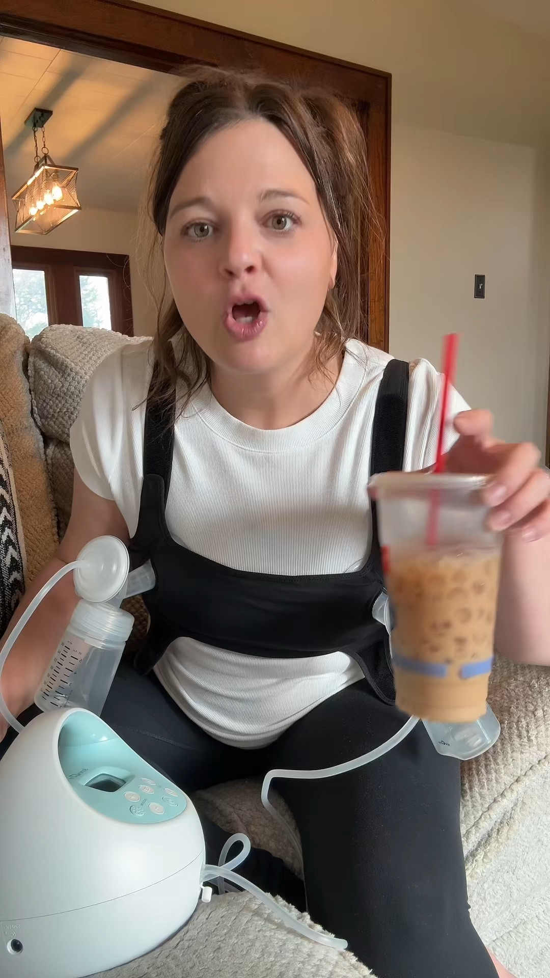 Hands Free Pumping Bra for the Win!! 👏🙌 #momanda #handsfreepumpingbra #pumpingmom #pumpingbra #breastfeedingmom 

#LTKBaby #LTKmomlife #LTKMothersDay