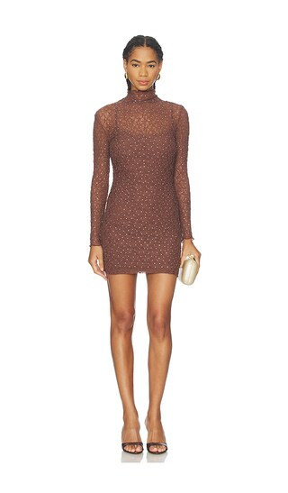 ASTR the Label Kourtney Dress in Brown. - size M | Revolve Clothing (Global)