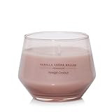 Yankee Candle Studio Medium Candle, Vanilla Crème Brûlée, 10 oz | Amazon (US)