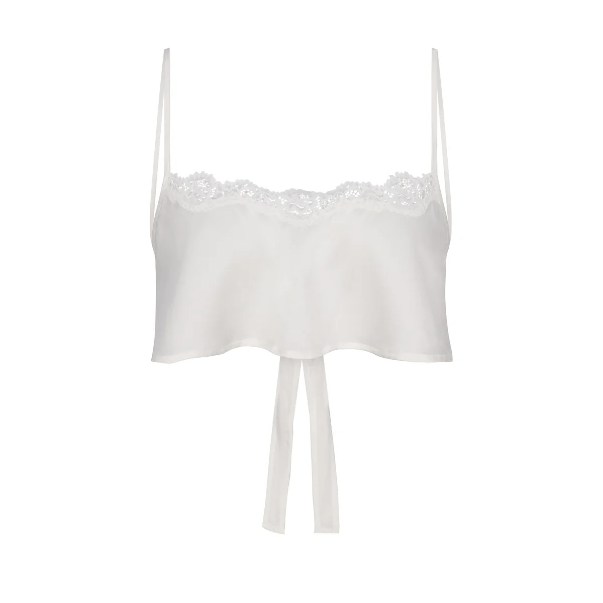 BRIDAL SILK SUPER CROPPED CAMI | SKIMS (US)