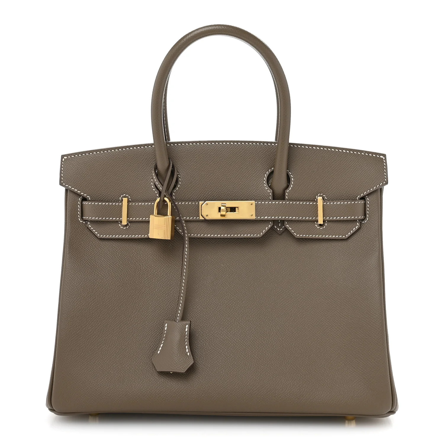 Hermes Epsom Birkin 30 Etoupe 1725862 | FASHIONPHILE (US)