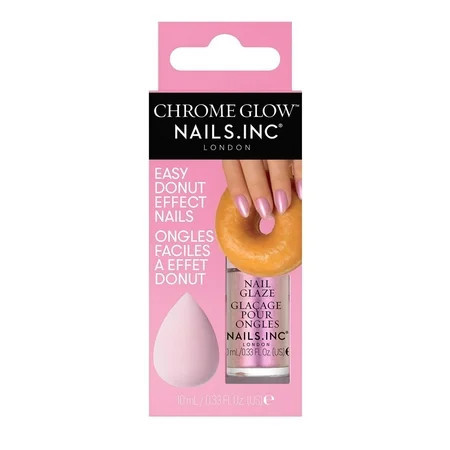Nails.INC Chrome Glow Glazed Candy Easy Donut Effect Nails Kit, 2 Piece Set | Walmart (US)
