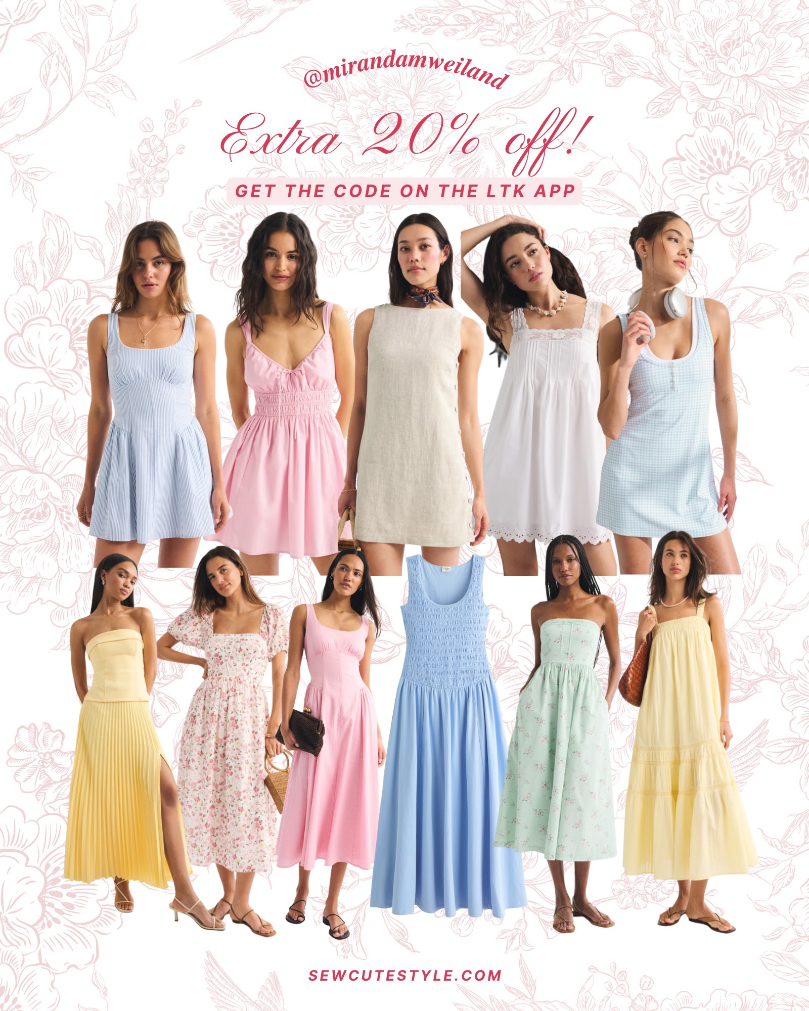 The prettiest summer dresses 25% off + an extra 20% off during the LTK Abercrombie sale! Don’t miss out on these deals!

#LTKxAbercrombie