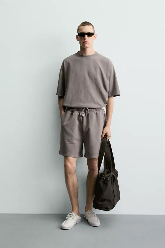 BASIC WASHED T-SHIRT | Zara UK