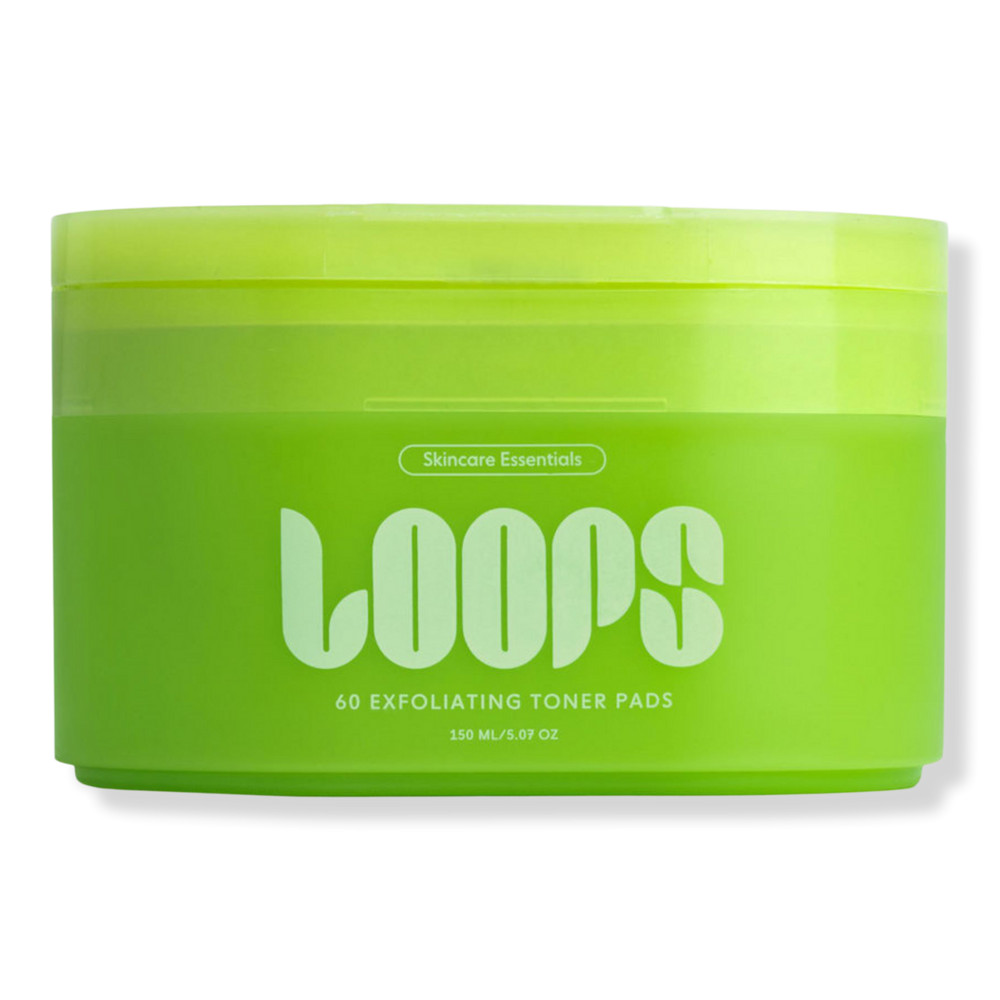 LOOPS Exfoliating Toner Biodegradable Skincare Pads | Ulta
