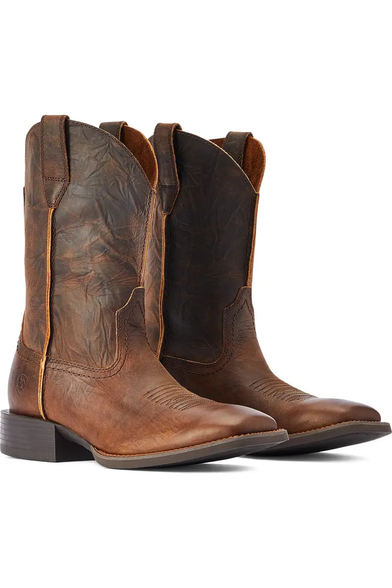 Ariat Sport Rambler Western Boot in Bartop Brown at Nordstrom, Size 13 | Nordstrom