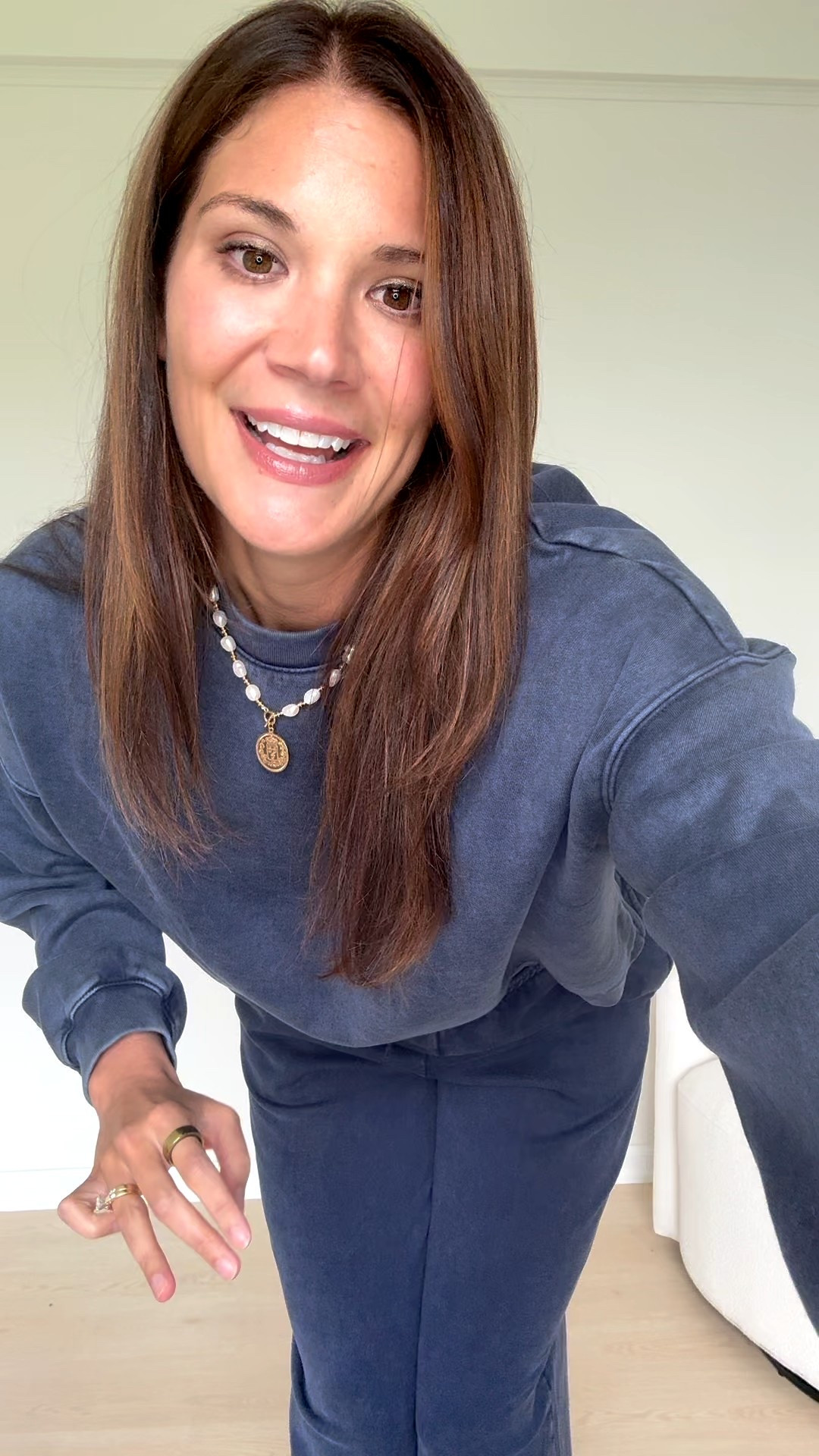 This GAP sweat set is my absolute favorite! It's so comfy, has great length, and comes in so many colors. Plus, this set is 20-30% off RIGHT NOW!

GAP set, GAP sweatpants, GAP sweatshirt, navy blue sweat set, pearl necklace, slippers, Amazon slippers, long length sweatpants, Stang and Co



#LTKTall #LTKSaleAlert #LTKActive