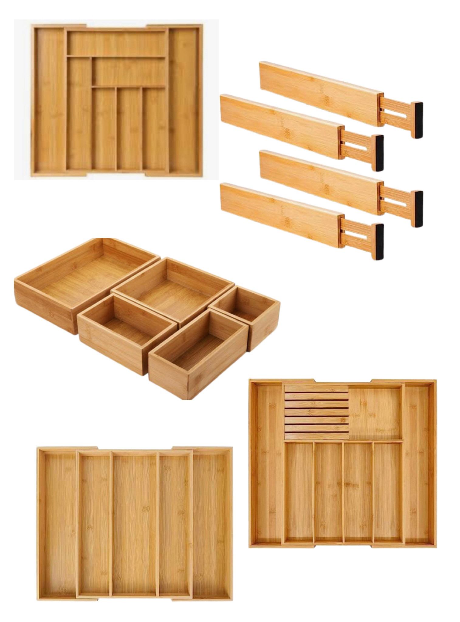 Bamboo drawer organizers for your kitchen! 

#LTKstyletip #LTKhome