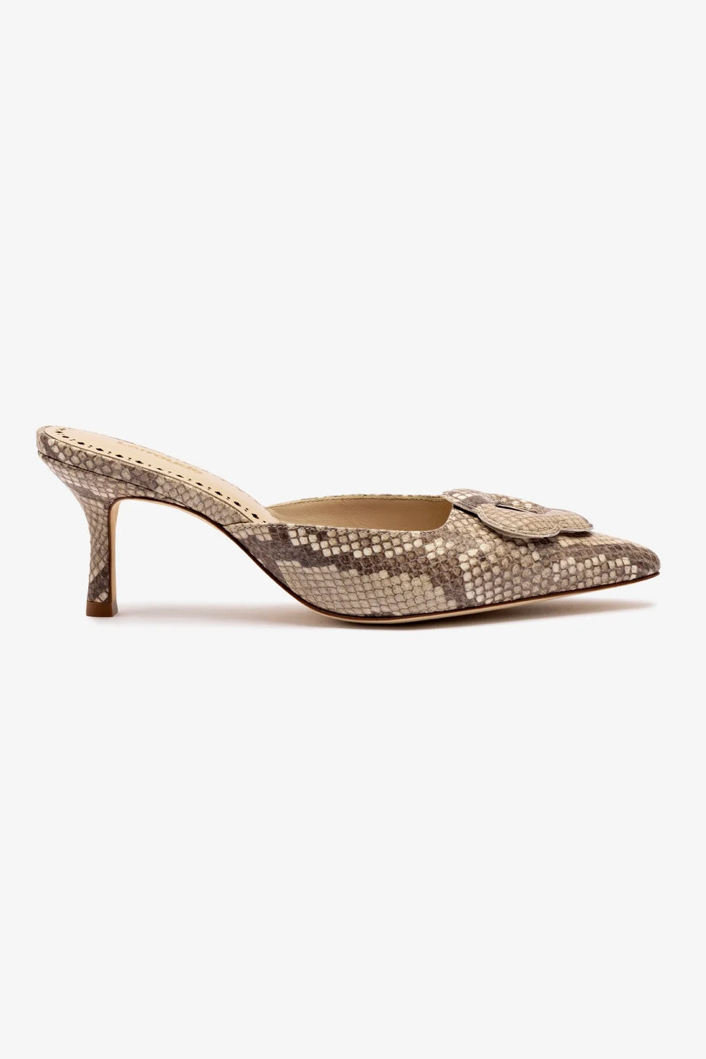 Flora Pump In Light Python Print | Larroude